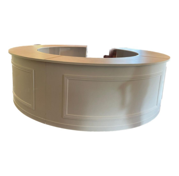 Circular Bar - White | White Label Hire