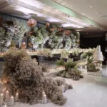 Luxury Silver Mirror Bridal and Cake Table