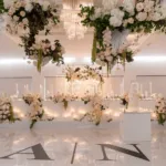 White Gloss Bridal Table