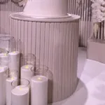 Ribbed Cake Table